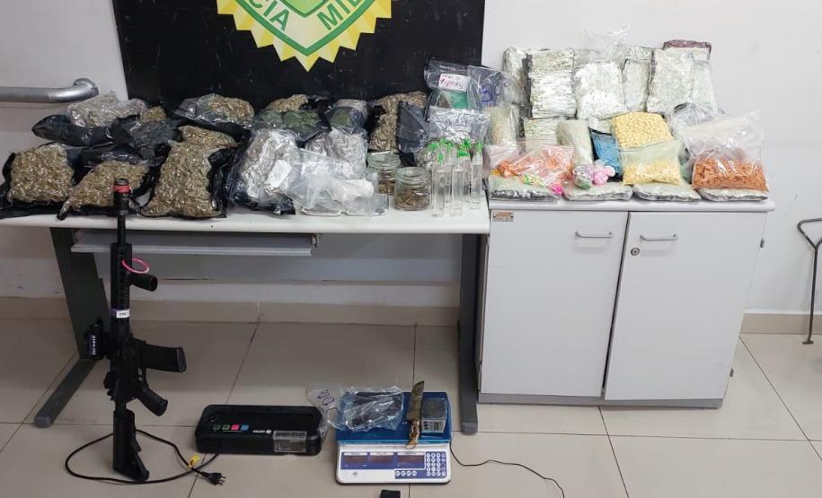 PMPR apreende grande quantidade de ecstasy, haxixe e maconha em Curitiba