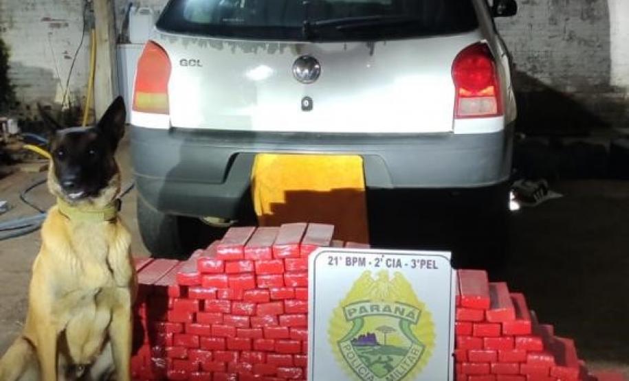 PMPR apreende mais de 900 quilos de maconha no fim de semana na fronteira