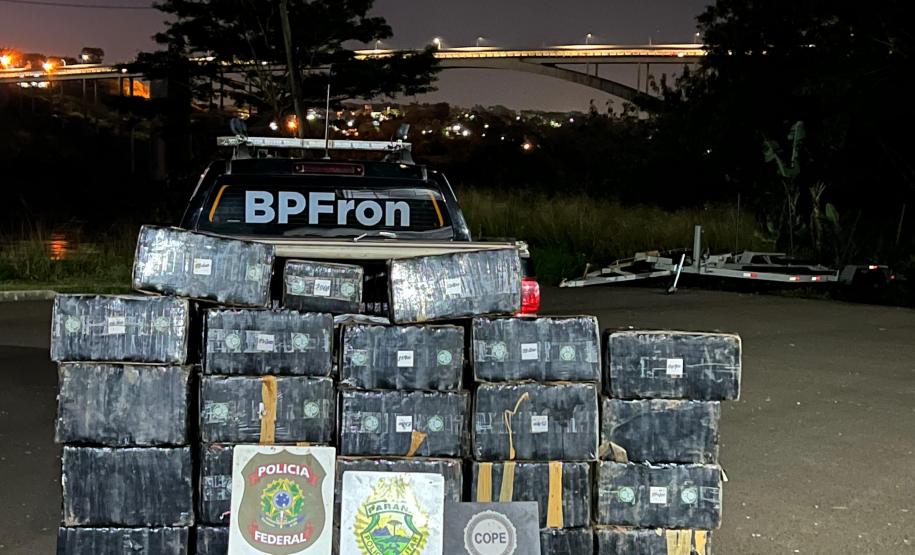 PMPR apreende mais de 900 quilos de maconha no fim de semana na fronteira