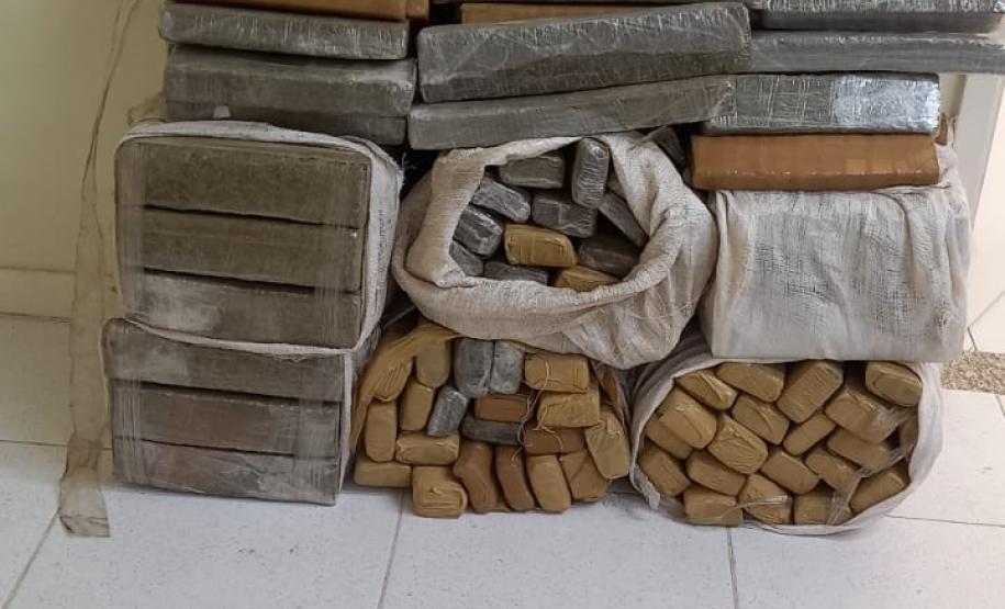 PMPR apreende mais de uma tonelada de maconha durante fim de semana