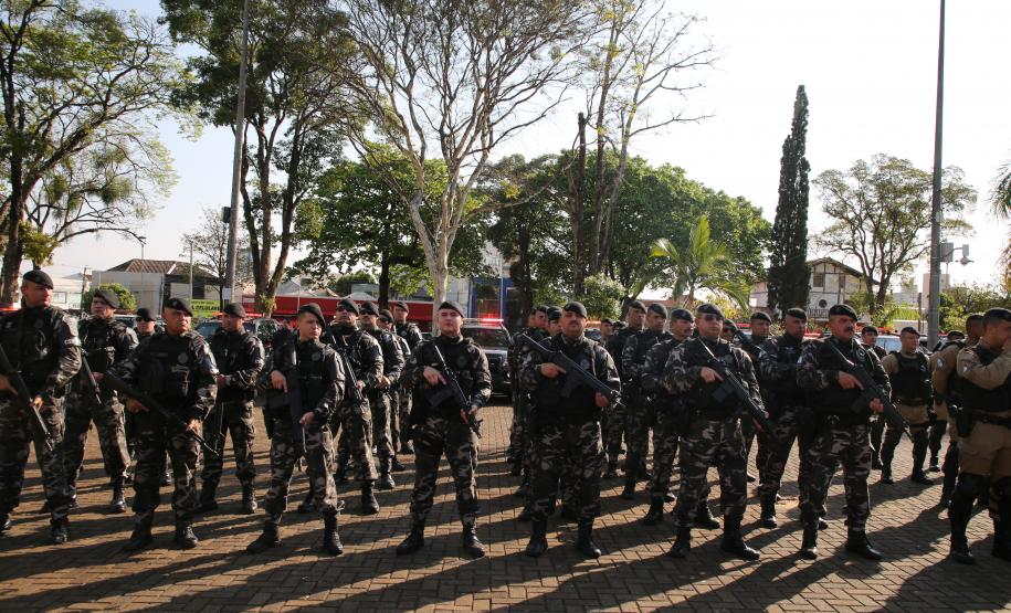 A iniciativa tem como foco o combate à criminalidade, a intensificação do policiamento ostensivo