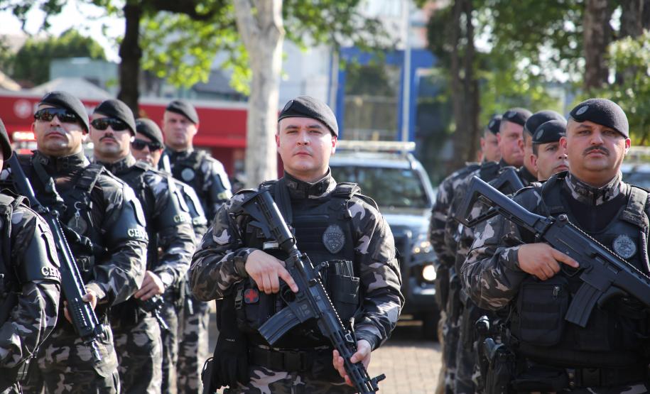 A iniciativa tem como foco o combate à criminalidade, a intensificação do policiamento ostensivo