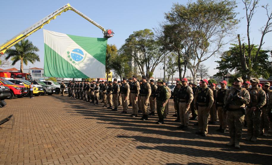 A iniciativa tem como foco o combate à criminalidade, a intensificação do policiamento ostensivo
