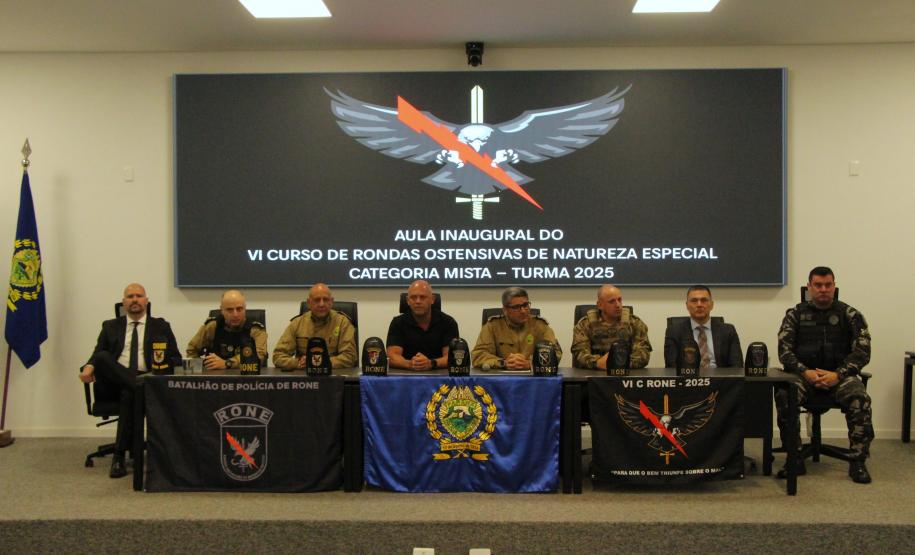 Polícia Militar do Paraná inicia VI Curso de Rondas Ostensivas de Natureza Especial, em Curitiba