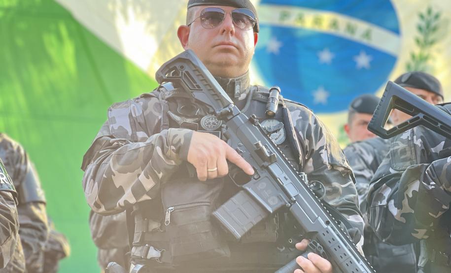 A Polícia Militar participa de maneira estratégica, empregando seu efetivo e unidades especializadas
