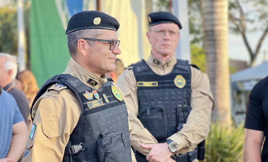 A Polícia Militar participa de maneira estratégica, empregando seu efetivo e unidades especializadas