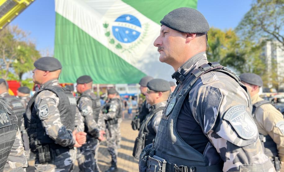 A iniciativa tem como foco o combate à criminalidade, a intensificação do policiamento ostensivo