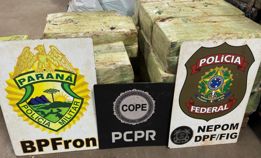 PMPR apreende grande quantidade de maconha em Santa Helena