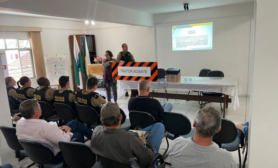 PMPR promove reunião técnica sobre segurança pública com população rural da Lapa