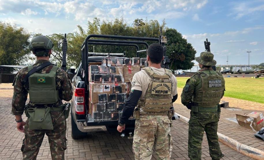 PMPR quatro mil unidades de cigarros eletrônicos em Altônia
