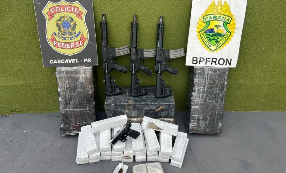 Polícia Militar do Paraná prende homem que transportava armas e drogas em Santa Tereza do Oeste