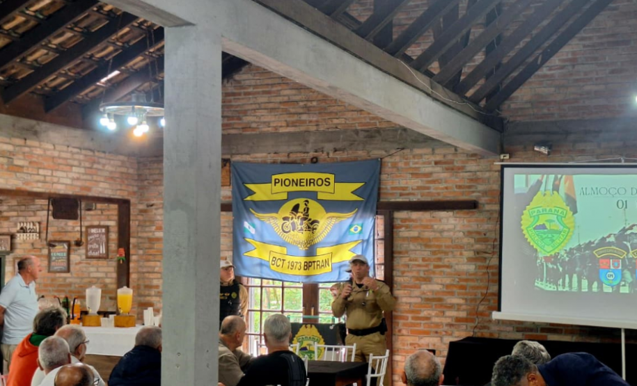 BPTran celebra o Dia do Militar Estadual Veterano com almoço especial