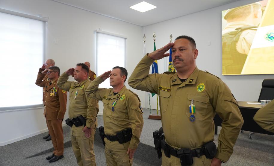 Polícia Militar do Paraná realiza solenidade para comemorar 15° aniversário do Subcomando-Geral da corporação
