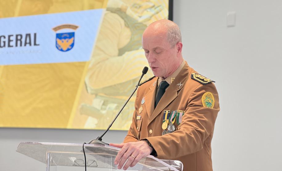 Polícia Militar do Paraná realiza solenidade para comemorar 15° aniversário do Subcomando-Geral da corporação