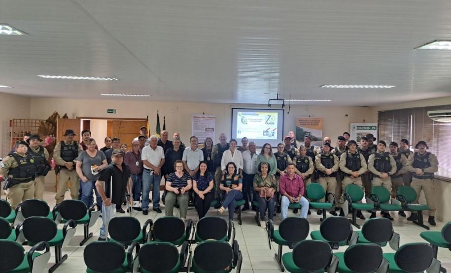 Polícia Militar do Paraná realiza reuniões técnicas com lideranças comunitárias rurais das regiões de Entre Rios e Vale do Ivaí