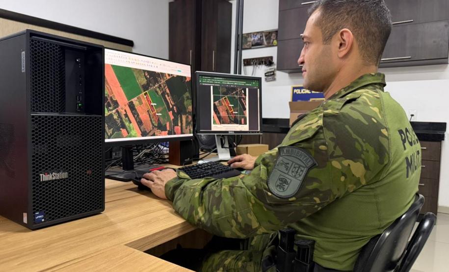 Batalhão Ambiental da PMPR inova e usa satélite e drones para fiscalizar crimes ambientais no Paraná