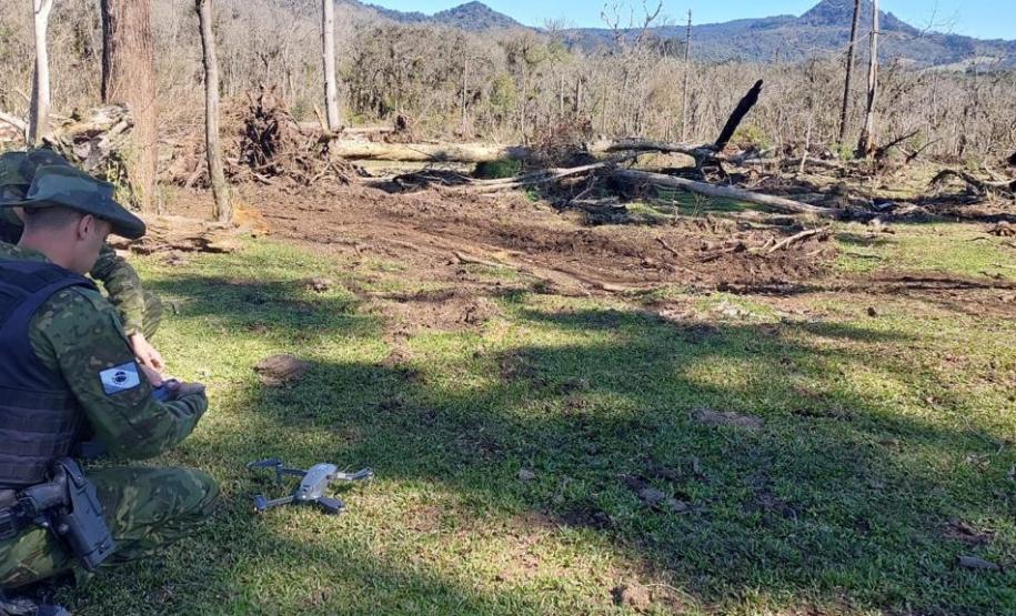 Batalhão Ambiental da PMPR inova e usa satélite e drones para fiscalizar crimes ambientais no Paraná