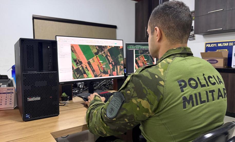 Batalhão Ambiental da PMPR inova e usa satélite e drones para fiscalizar crimes ambientais no Paraná