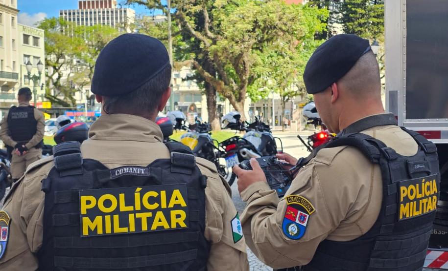 PMPR reforça policiamento em Curitiba com plataforma de observação elevada