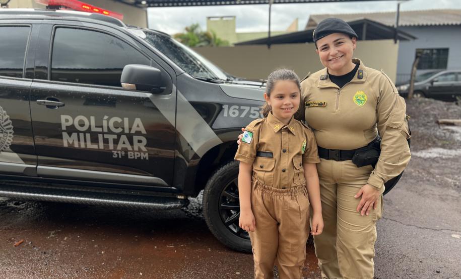 Quartéis da PMPR recebem comunidade em tarde de integração e proximidade