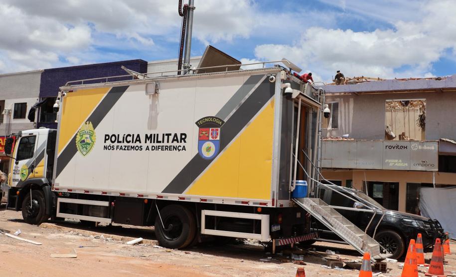 Polícia Militar do Paraná intensifica apoio às vítimas do tornado em Rio Bonito do Iguaçu