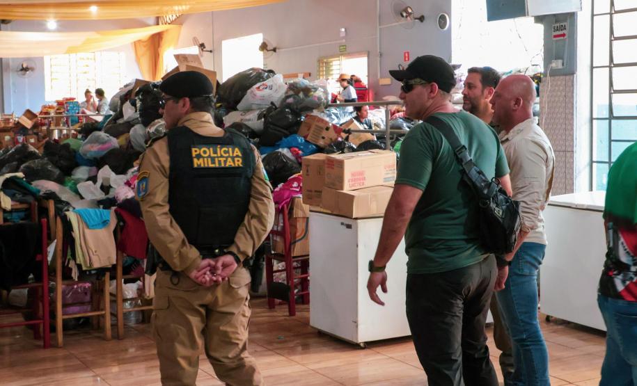 Polícia Militar do Paraná intensifica apoio às vítimas do tornado em Rio Bonito do Iguaçu