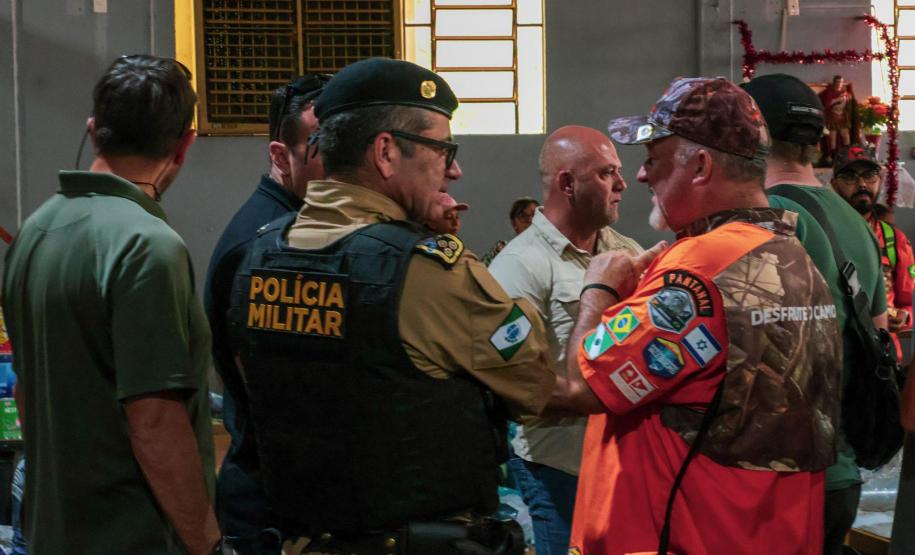 Polícia Militar do Paraná intensifica apoio às vítimas do tornado em Rio Bonito do Iguaçu