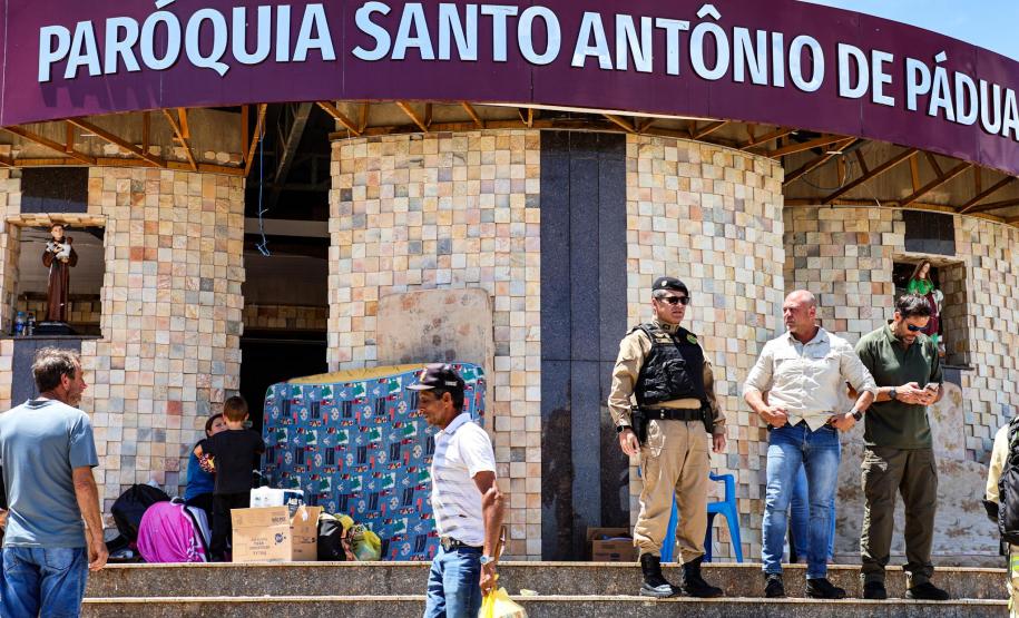 Polícia Militar do Paraná intensifica apoio às vítimas do tornado em Rio Bonito do Iguaçu