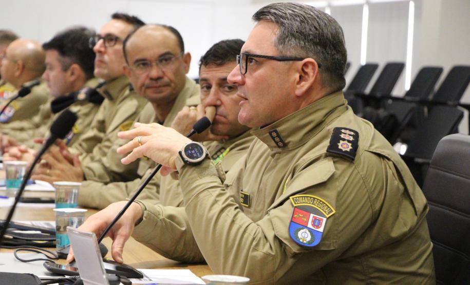 Reunião de Gestão de Desempenho Operacional da PMPR é realizada em Foz do Iguaçu