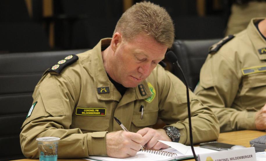 Reunião de Gestão de Desempenho Operacional da PMPR é realizada em Foz do Iguaçu