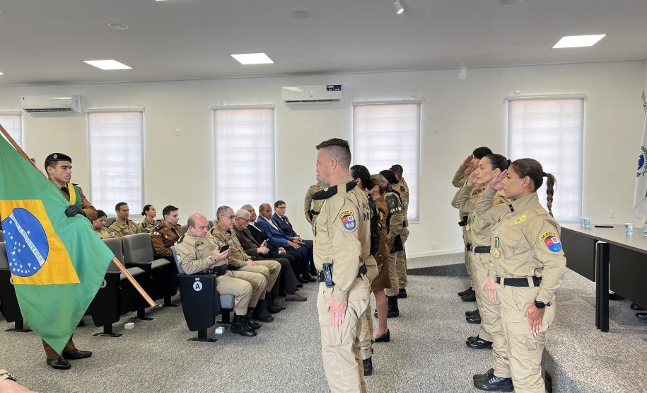 solenidade alusiva aos 34 anos de criação do Centro de Educação Física e Desportos (CEFID) é marcado por homenagens, reconhecimento profissional e valorização da saúde e do preparo físico dos policiais militares.