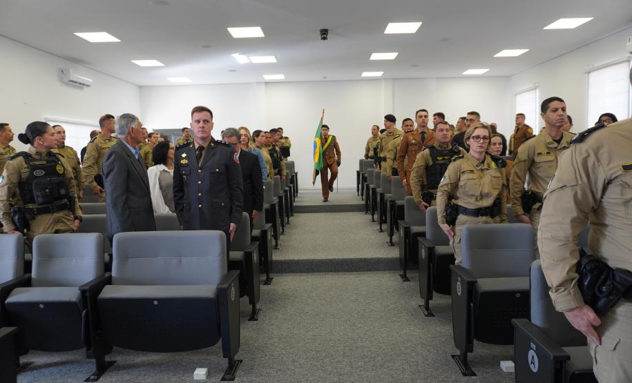 solenidade alusiva aos 34 anos de criação do Centro de Educação Física e Desportos (CEFID) é marcado por homenagens, reconhecimento profissional e valorização da saúde e do preparo físico dos policiais militares.