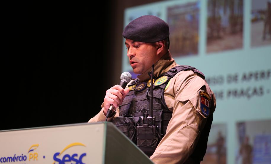 O evento marcou a conclusão da formação de sargentos de diversas regiões do estado