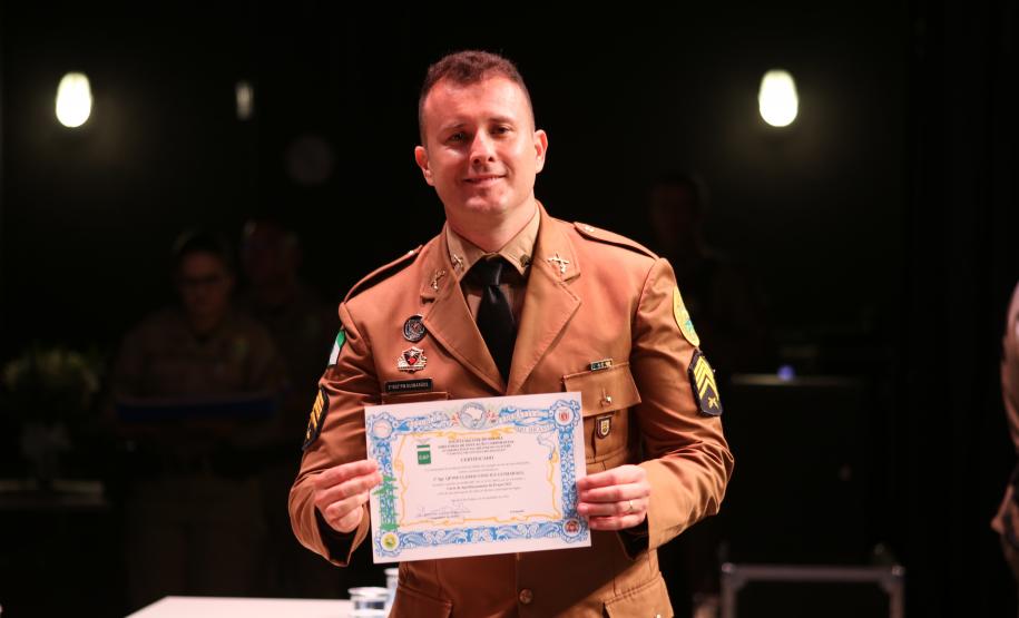 O evento marcou a conclusão da formação de sargentos de diversas regiões do estado