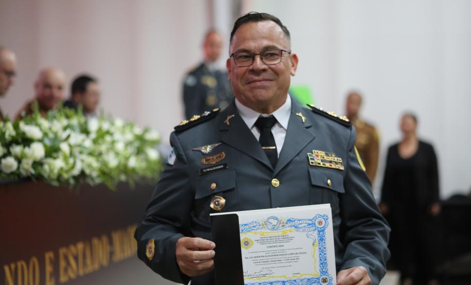 A turma é composta por 29 oficiais superiores da Polícia Militar do Paraná e um oficial superior do Corpo de Bombeiros Militar do Maranhão