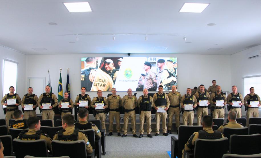 Solenidade marca conclusão do curso de Gestão em Polícia Comunitária da PMPR