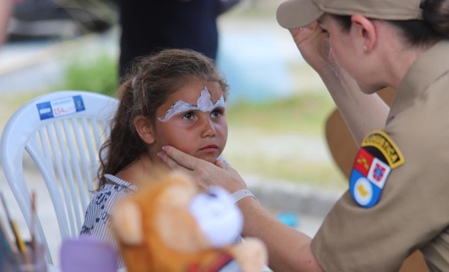 A Ação reuniu moradores e turistas em uma programação voltada à aproximação entre as forças de segurança e a população