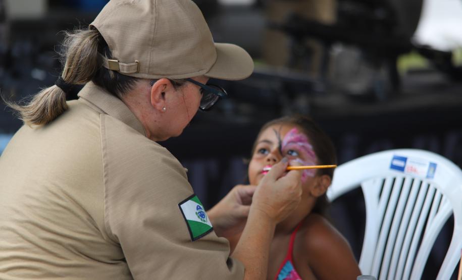 A Ação reuniu moradores e turistas em uma programação voltada à aproximação entre as forças de segurança e a população