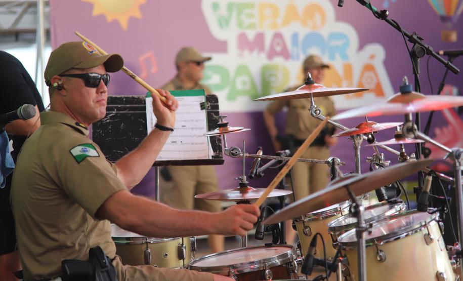 Para este ano, a Banda da PMPR apresenta um repertório totalmente renovado, preparado especialmente para a temporada de verão