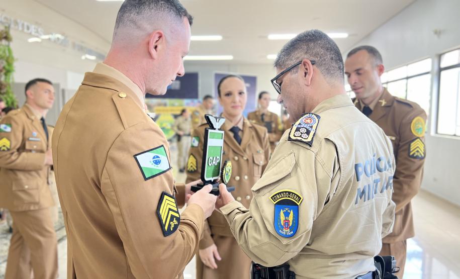 O evento, que marcou a conclusão da capacitação de 31 sargentos da Corporação