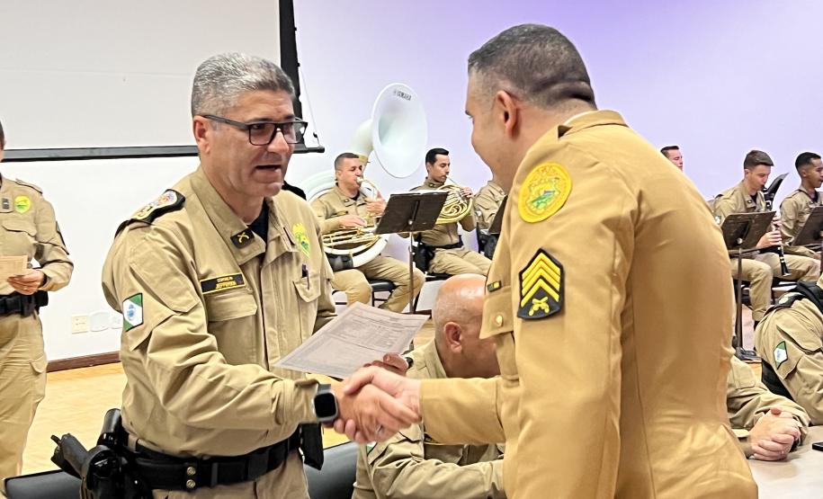 O evento, que marcou a conclusão da capacitação de 31 sargentos da Corporação