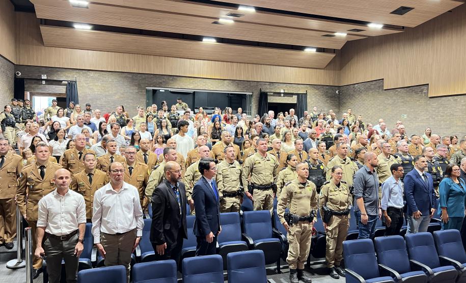 O evento marcou a conclusão da formação de sargentos de diversas regiões do estado