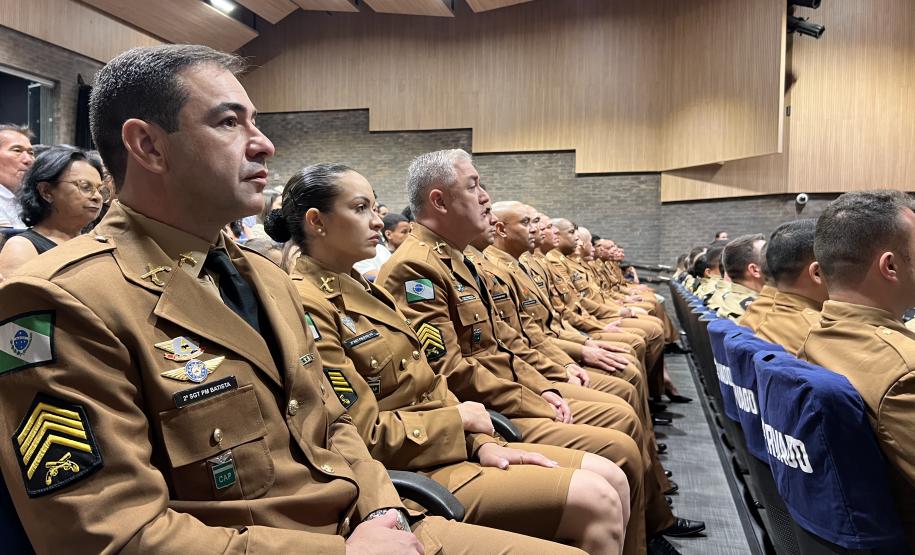 O evento marcou a conclusão da formação de sargentos de diversas regiões do estado
