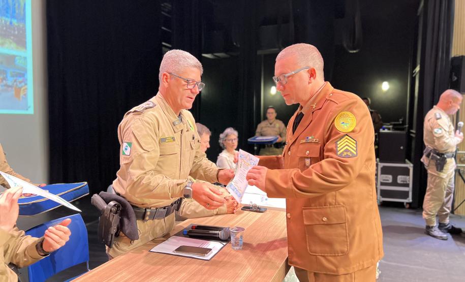 O evento marcou a conclusão da formação de sargentos de diversas regiões do estado