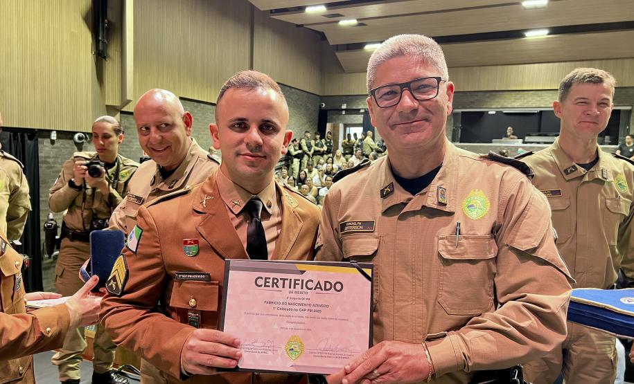 O evento marcou a conclusão da formação de sargentos de diversas regiões do estado