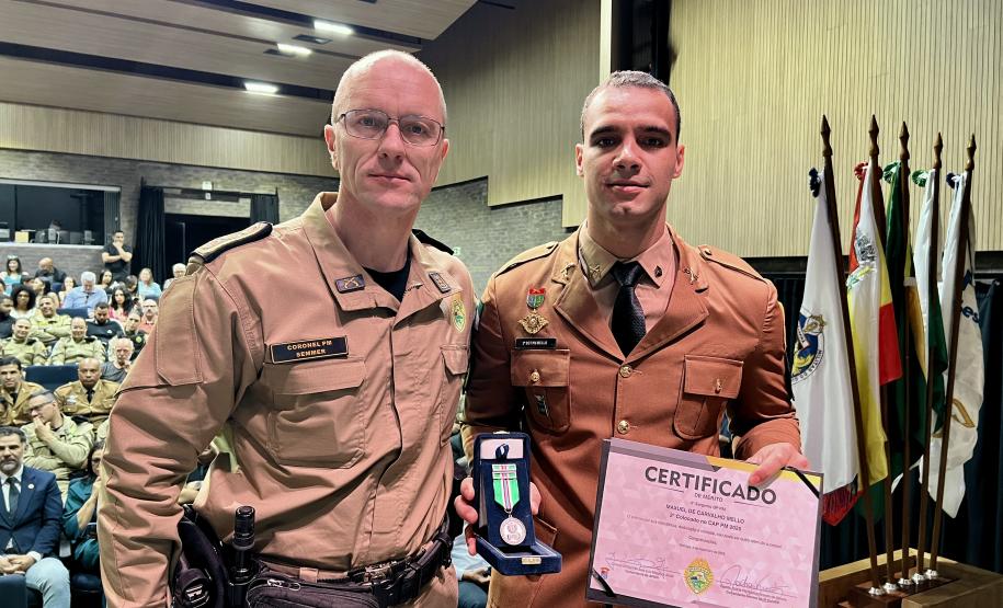 O evento marcou a conclusão da formação de sargentos de diversas regiões do estado