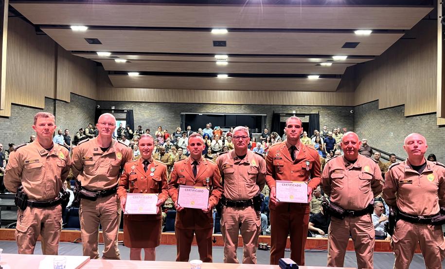 O evento marcou a conclusão da formação de sargentos de diversas regiões do estado