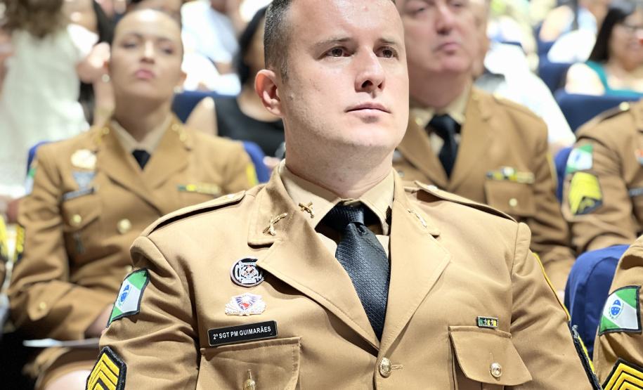 O evento marcou a conclusão da formação de sargentos de diversas regiões do estado