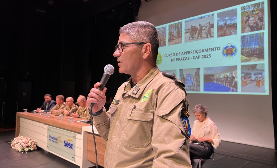 O evento marcou a conclusão da formação de sargentos de diversas regiões do estado