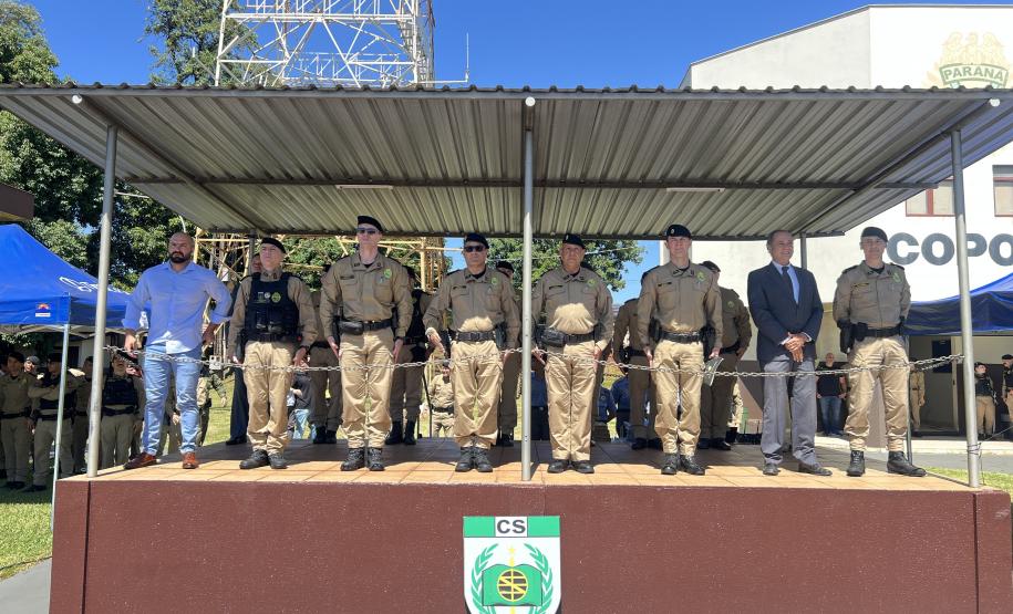 O evento marcou o encerramento da formação de 3º sargentos
